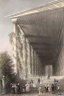 Colonnade of Congress-Hall, Saratoga Springs