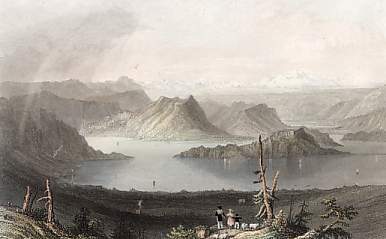 The Lake of Lucerne from the Righi, Canton Unterwalden