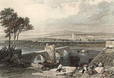 Pont Benezé and Villeneuve from Avignon