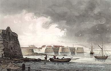Vue De La Citadelle Du Port Louis