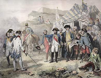 Siège D´York-Town, Le Général Rochambeau et Washington Donnent Les Derniers Ordres Pour L´Attaque