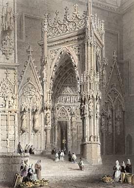 Porch of the Cathedral, Ratisbon