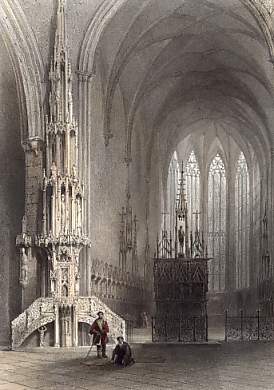 Interior of the Cathedral at Ulm