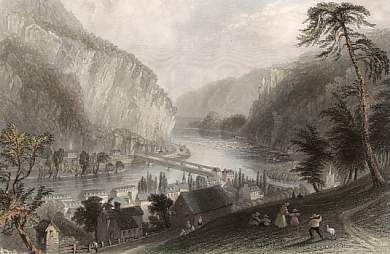 Harpers Ferry, from the Potomac Side