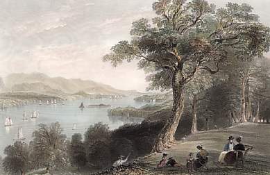 View from Hyde Park,  Hudson River