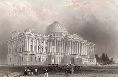 Principal Front of the Capitol, Washington