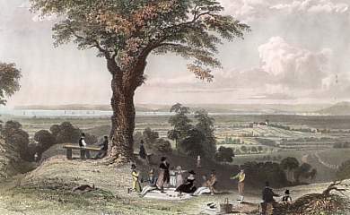 Scene from Laindon Hill, Near Horndon, Essex