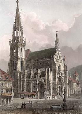 Kirche Zu Thann Im Elsass
