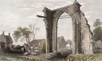 Remains of Bycknacre Priory, Essex, Near Danbury