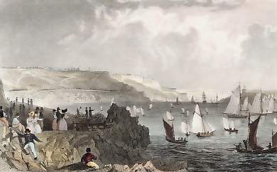 The Hoe & Citadel, Plymouth, the Regatta Starting