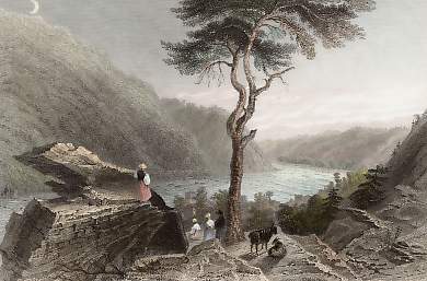 The Valley of the Shenandoah, from Jeffersons Rock, Harper´s Ferry