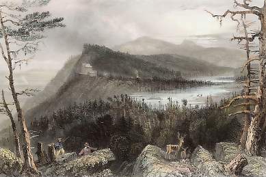 The Two Lakes and the Mountain House on the Catskills