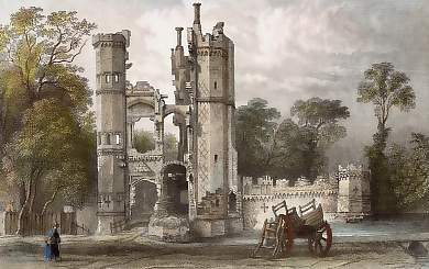 Remains of Nether Hall, Near Harlow, Essex