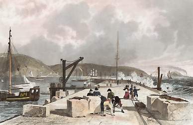 Plymouth Breakwater, from the West