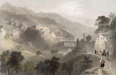 The Pass of Beilan, Mount Amanus, on the Approach from Antioc h