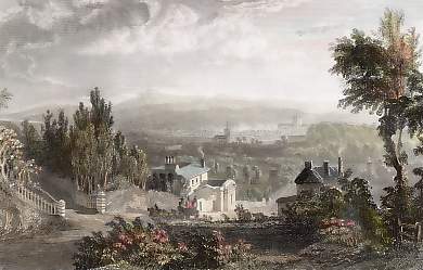 View of Exeter, from the Hill of Pennsylvania