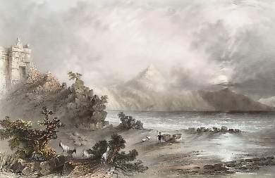 Remains of the Port of Seleucia, Near Suadeah, Mount Casius in the Distance