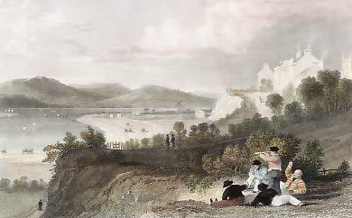 Exmouth  from the Gun Cliff, Devonshire