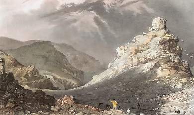 The Valley of Rocks, Near Linton, Devonshire
