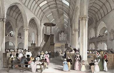 Interior of St. Andrew´s Church, Plymouth