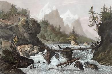 Reichenbach Und Das Wellhorn Bei Rosenlaui