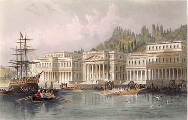 New Palace of Sultan Mahmoud the 2nd, on the Bosphorus