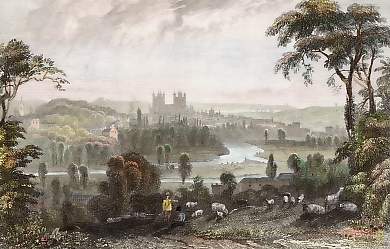 Exeter, from Exwick Hill