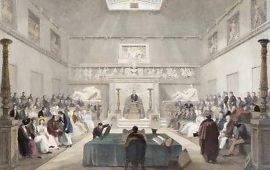 Interior of the Athenaeum, Plymouth
