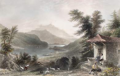 Mount Pilate, from the Brunig (Canton Unterwalden)