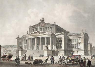 Das Königilche Schauspielhaus in Berlin