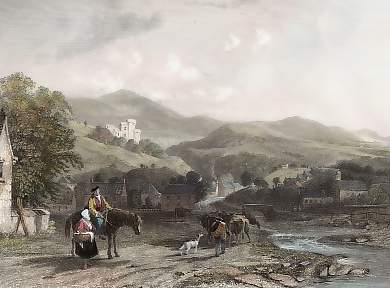 Castle Campbell, from the Valley of Dollar, Perthshire