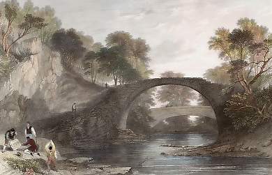 The Roman Bridge Over the Moose, Near Lanark