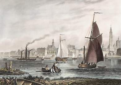 Antwerp, from the "Tête De Flandries"