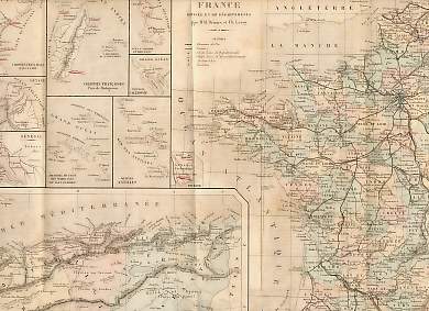 France Divisée En 89 Départements