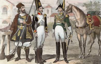 Caporal De Vétérans, Garde Noble Du Pape, Costume Sicilien