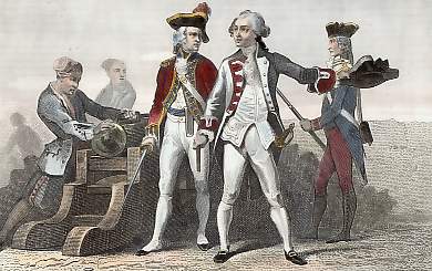 Costumes Militaires Sous Le Règne De Georges II (1740)