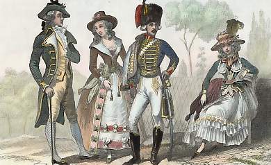 Costumes Vers La Fin Du Règne De Louis XVI (1790)