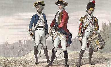 Costumes Militaires Sous Le Règne De Georges III (1780)