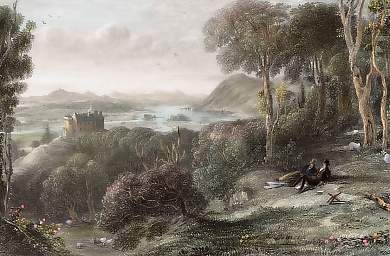 Kenmure Castle and Loch Ken