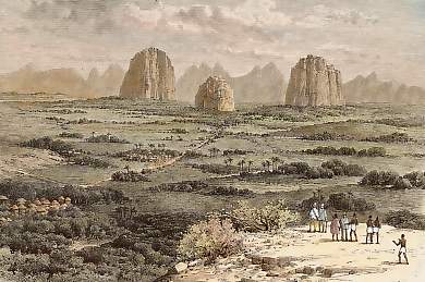 Colline Du Tembi-Koundou et Source Du Niger, Vue Prise Du Plateau De Faria