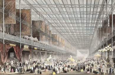 Interior of The Crystal Palace or Great Building for International Exhibition, Hyde Park