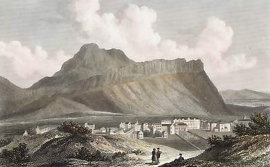 Salisbury Crags Near Edinburgh