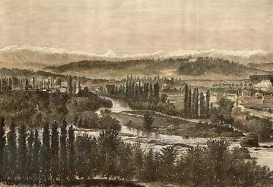 The Pyrénées, as Seen from the Terrace of the Castle at Pau