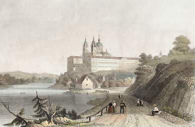 Benedictiner-Abbey Moelk an Der Donau in Oesterreich