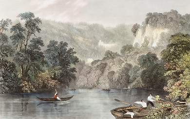 Scene at Matlock, Derbyshire