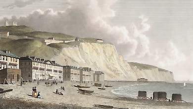 Dover, from the Beach