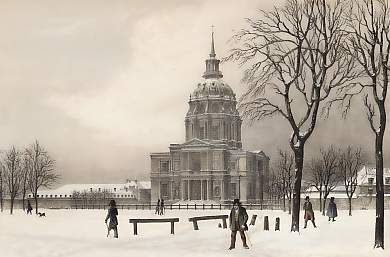 Vue Du Dôme Des Invalides, Prise De L´Avenue De Villars