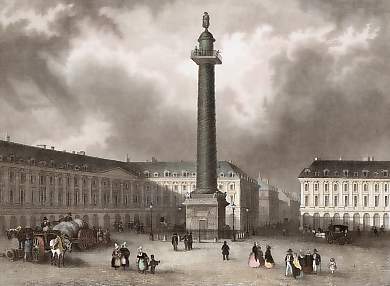 Die Napoleons-Säule in Paris
