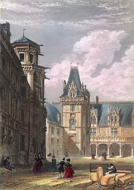 Blois, Cour Du Château