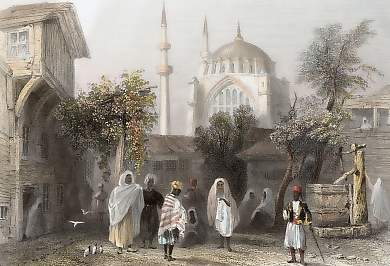 The Mosque of Osmanié, from the Slave Market